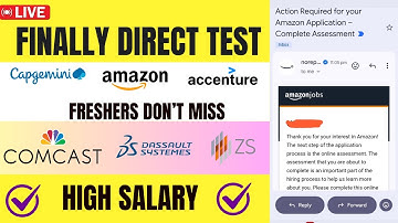 Direct Test Hiring Announced | Comcast, ZS, Dassault Systems, HP Jobs  Register Now