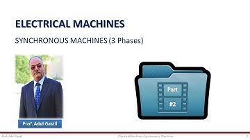 Electrical Machines: Synchronous Machines (Part 2/6)