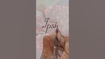 Ipshita  |Name Art|🪄🪄📝📝#shorts - Req #175