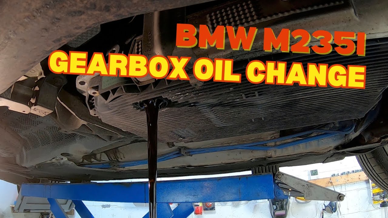 BMW M235i Automatic Gearbox Oil Change - YouTube