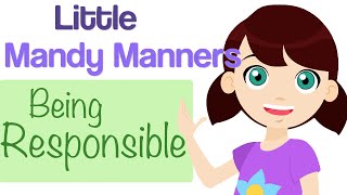Being Responsible | Little Mandy Manners | TinyGrads | Children's Videos | Character Songs