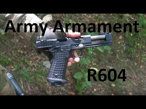 Pistolet R604. Replika ASG na Green Gas od Army Armament.