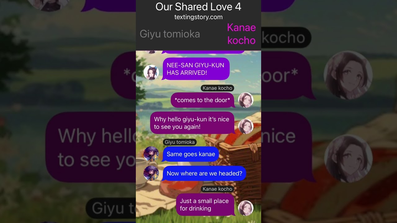 (REUPLOAD) Our Shared love 4 (COLLAB)  - Demon Slayer Texting Story