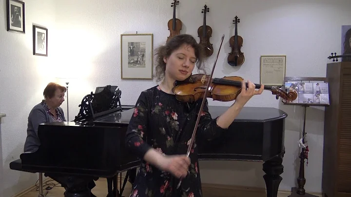 Leclair - Tambourin (sonata) live Caroline Adomeit...