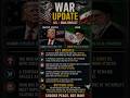 ⚔️ U.S.–Iran War Update 🌍The world hopes for peace 🕊️#USIranWar #WarUpdate #WorldNews #PeaceNotWar