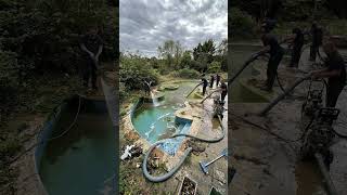 batman pool #timelapse #pool #transformyourhome #interiordesign #uk #usa #home #beforeandafter