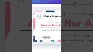 begini cara isi data (nama)  otomatis di Canva, berguna saat bikin sertifikat, undangan, IDcard, dll