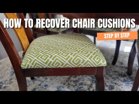 DIY Chair Cushions for My Kitchen - In My Own Style