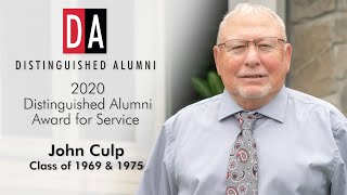 The University of Central Missouri 2020 Distinguished Alumni Award for Service - John Culp
