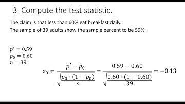 Complete a hypothesis test for proportion - critical value method