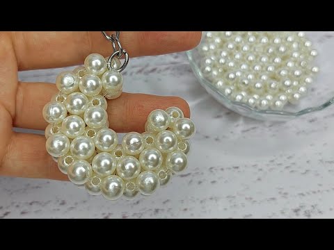 آموزش ماه مرواریدی جاکلیدی ماه مروارید بافی