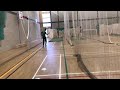 Junaid nadir bowling in nets