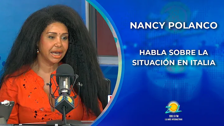 Nancy Polanco Pta. casa dominicana en Italia habla...