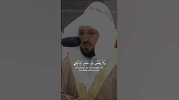 فضيلة الشيخ د. ماهر المعيقلي    (أرأيت الذي يكذب بالدين) سورة الماعون