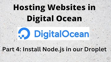 Digital Ocean Hosting part 4: How to install Node.js into your server
