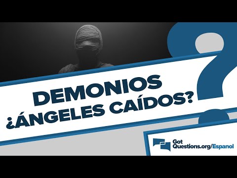 ¿Son los demonios ángeles caídos?