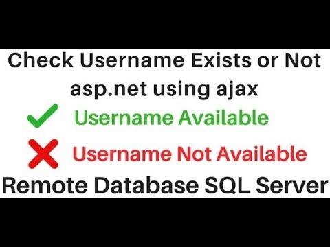asp.net check if username exists in sql server (mylittleadmin 3.8)