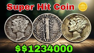 Top 5 Rare Mercury Dimes Worth Over $1 Million Combined! | 1930 to 1941 Rare Dime Value You Must See