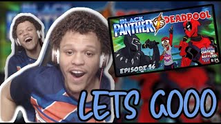 @verbalase WE GOT MERCH LETTSS GOOO Black Panther vs Deadpool Cartoon Beatbox Battles REACTION!!!!