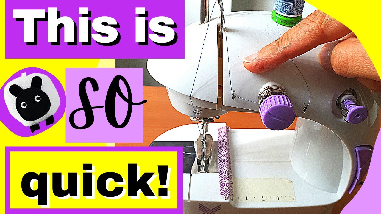 How to Finish Sewing on a Mini Sewing Machine, How to Stop Sewing