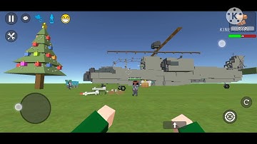 Attack Helicopter In Simple Sandbox 2