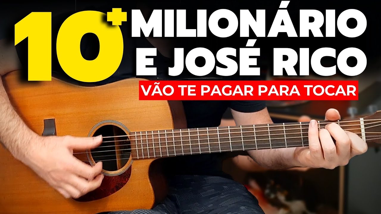 As 10 melhores músicas de Milionário & José Rico - Aula de Violão com Prof. Renan Zimmer 🎸