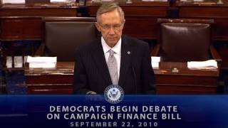 Democrats Begin Debate On Campaign Finance Bill