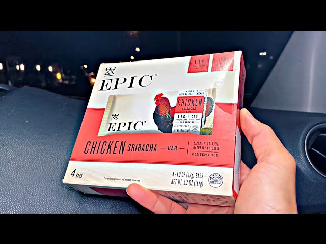 Epic Chicken Sriracha Bar - Organic Food Review Ep.95 