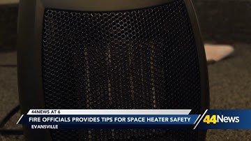 Fire officials provide tips for space heater safety
