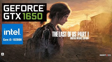 The Last of Us PC | Gtx 1650 laptop performance #thelastofus