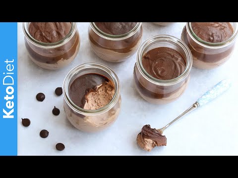 Keto Diet: Low-Carb Chocolate Cheesecake Jars