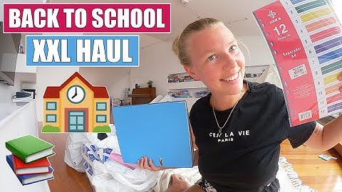 XXL School Haul 📚 First Day of School + 5th Grade | Isabeau