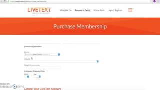 How to Register for LiveText