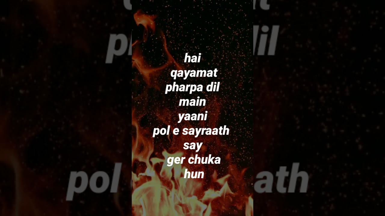 HAI QAYAMAT PHARPA DIL MAIN