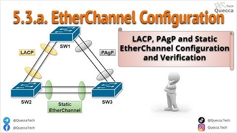 5.3.a. Layer 2 EtherChannel (LACP, PAgP) Configuration and Verification