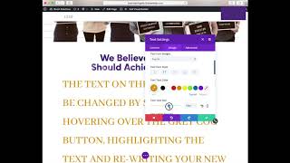 Styling text on your Wordpress Website