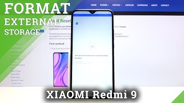 How to Format SD Card in XIAOMI Redmi 9 – Erase External Storage