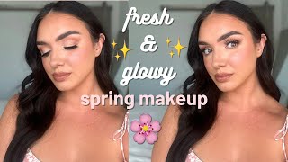 FRESH & GLOWY MAKEUP || SPRING MAKEUP TUTORIAL 2023