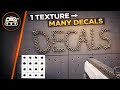 Unreal Engine 5 Decal Optimization: Efficient Bullet Holes with Sprite Sheets (Texture Atlas)