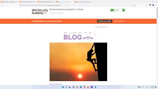 Broken brute force protection, IP block | PortSwigger Web Academy