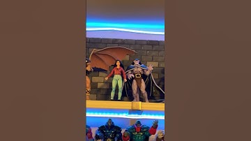 Updated Neca’s Gargoyles Display With Background View 2. Titus Dioramas and Action Figure Reviews