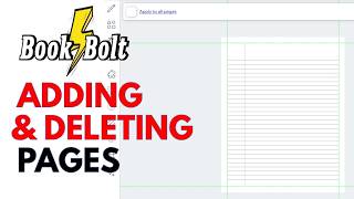 Book Bolt: How To Add & Delete Pages