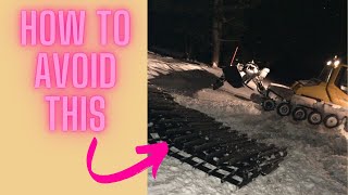 What To Do When The Cat Starts To Slide Prinoth Pistenbully Snowcat Ski Groomer