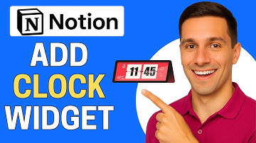 How to Add a Clock Widget in Notion (EASY METHOD)