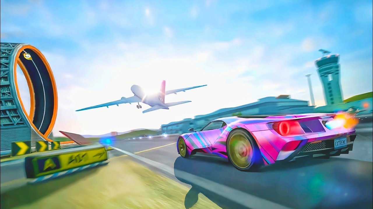 Extreme driving simulator racing simulator. Игра про гонки с разрушением. Car games.