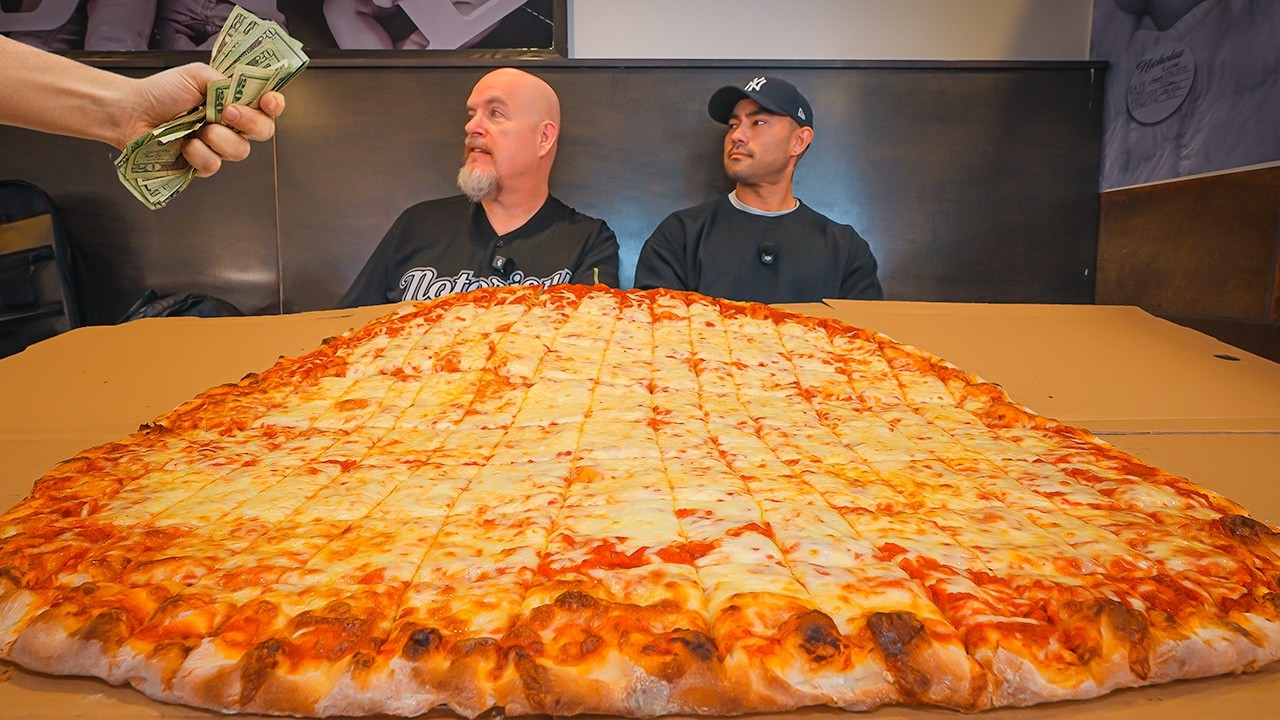 Win $200 If You Finish This 40-Inch Pizza Challenge | Biggest Pizza in Pennsylvania!