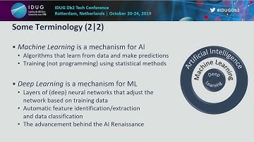 Db2 in an AI world - Leveraging Db2 for Faster Data Science
