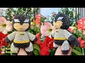 3d origami Batman with cloak P2  | DIY paper Batman toy , home decoration