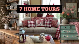 🌷New🌷 DELVE INTO STYLISH 7 HOME TOURS: Timeless Vintage-Rustic Inspired Shabby Chic Decorating Ideas