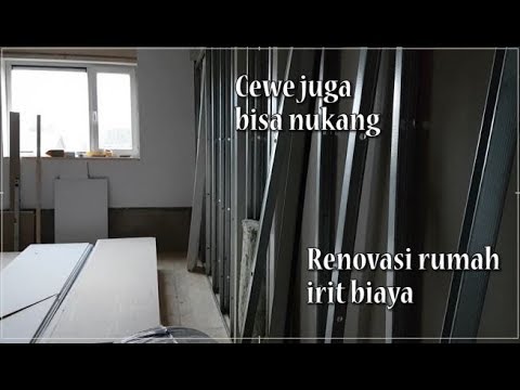 Cara renovasi rumah irit biaya membuat dinding  kamar  